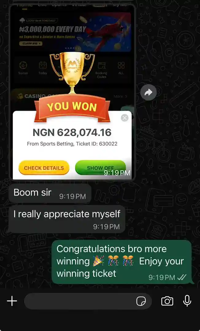 VIP Fixed Matches Satisfied Client Testimonial 19 February 2026